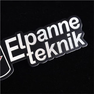 Metal Logo Plak