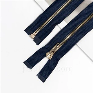 Lou devwa zip metal pou twal