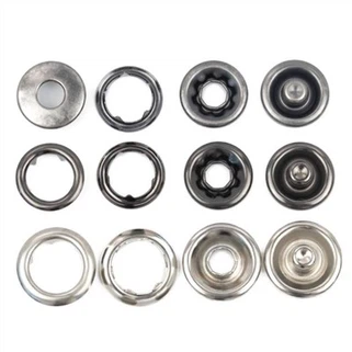 Ring Prong Snap Bouton