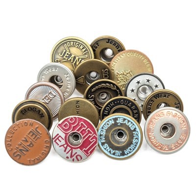 Antique Copper Jeans bouton