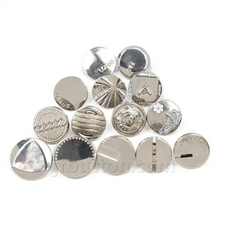 Bouton metal pou abako