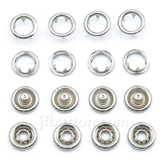 Metal Copper Prong Snap bouton Fastener