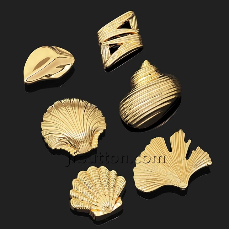 Gold Conch Metal Buckle factory
