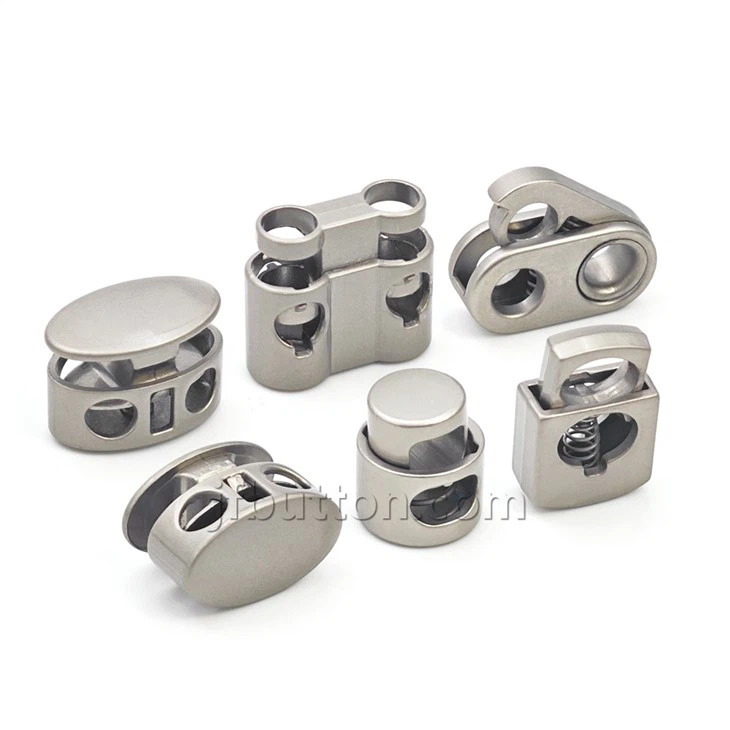 Sliver Cord Stopper Metal