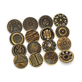 Antique an kwiv blazer bouton