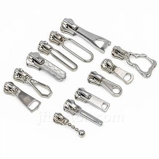 Custom metal zip rale