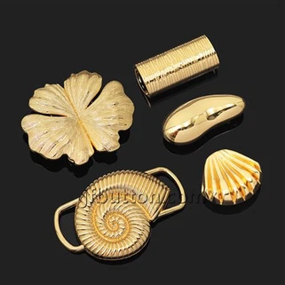 Gold konch metal bouk