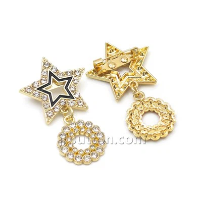 Gold zetwal broch