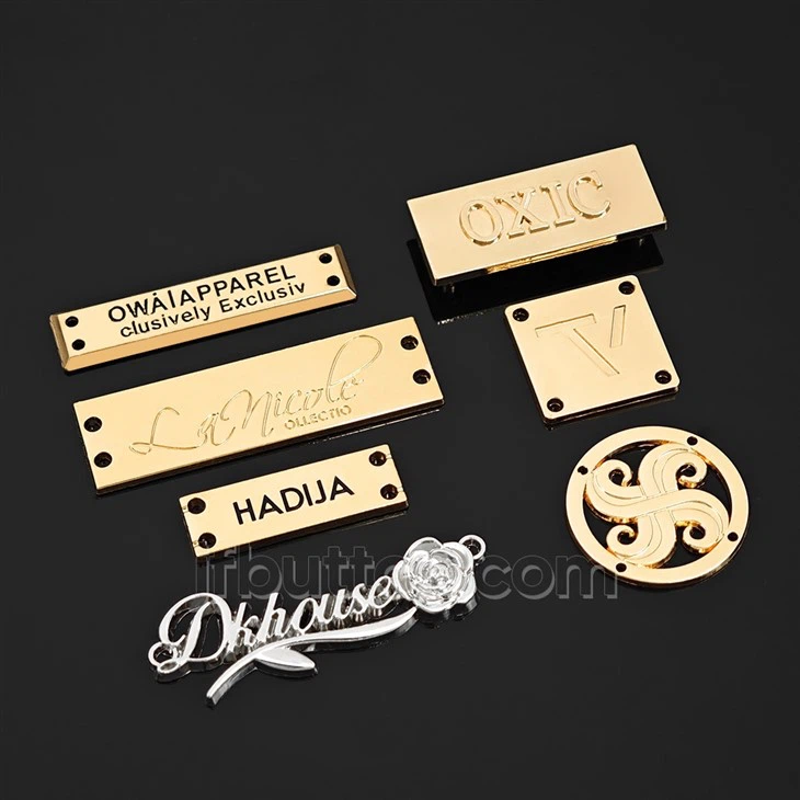 Custom Metal Logo Tags For Bag suppliers