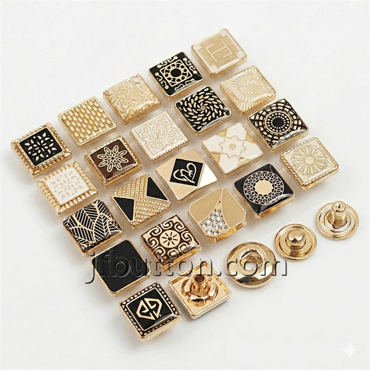 Maròk Jubba Snap Fasteners