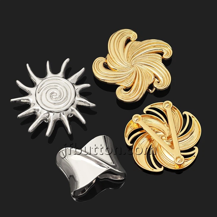 Sliver Flower Belt Metal Buckles factory