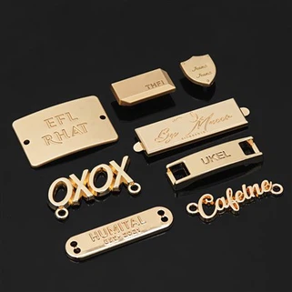 Custom Valiz Metal Logo Plak