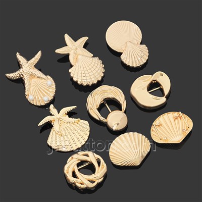 Gold Shell Bikini Connector