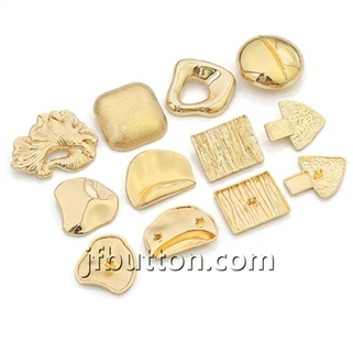 Metal iregilye blazer bouton