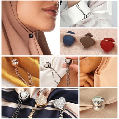 7 diferan kalite broch Hijab