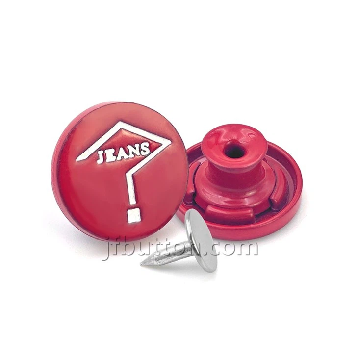 Silver Denim Buttons